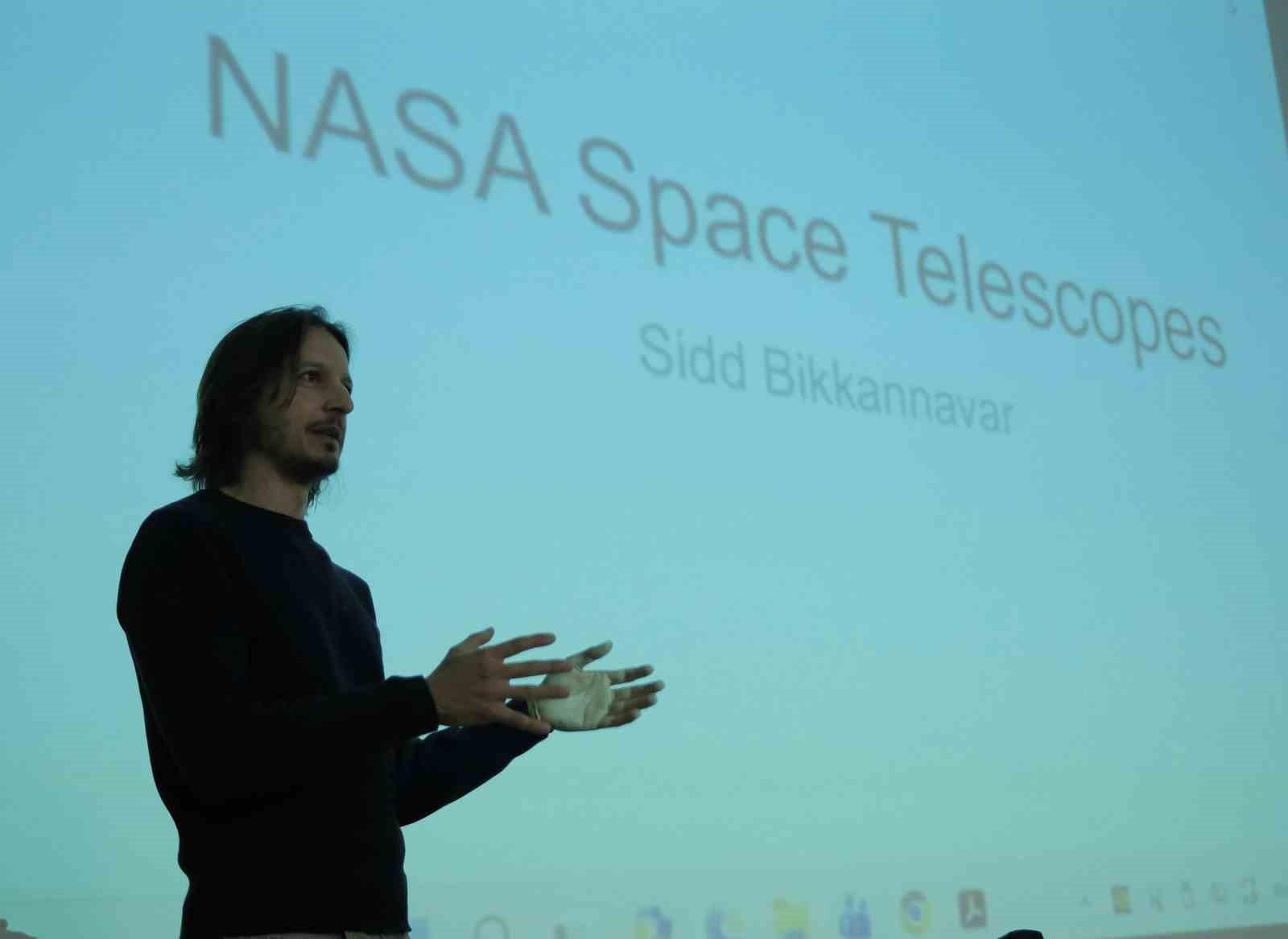 NASA Bilim İnsanı Sidd Bikkannavar öğrencileri ile buluştu
