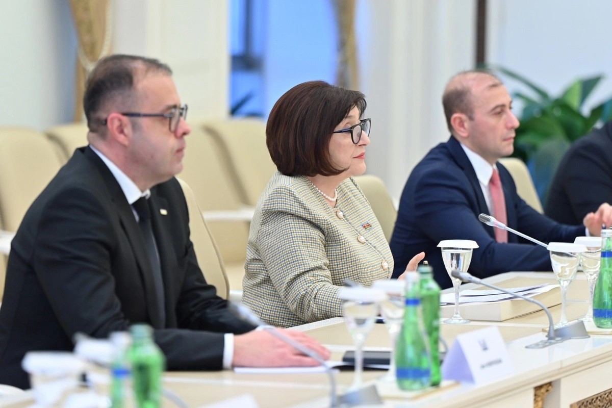 NATO Genel Sekreter Yardımcısı Shekerinska, Azerbaycan Milli Meclis Başkanı Gafarova ile bir araya geldi
NATO Genel Sekreter Yardımcısı Shekerinska, Azerbaycan Milli Meclis Başkanı Gafarova ile bir araya geldi
