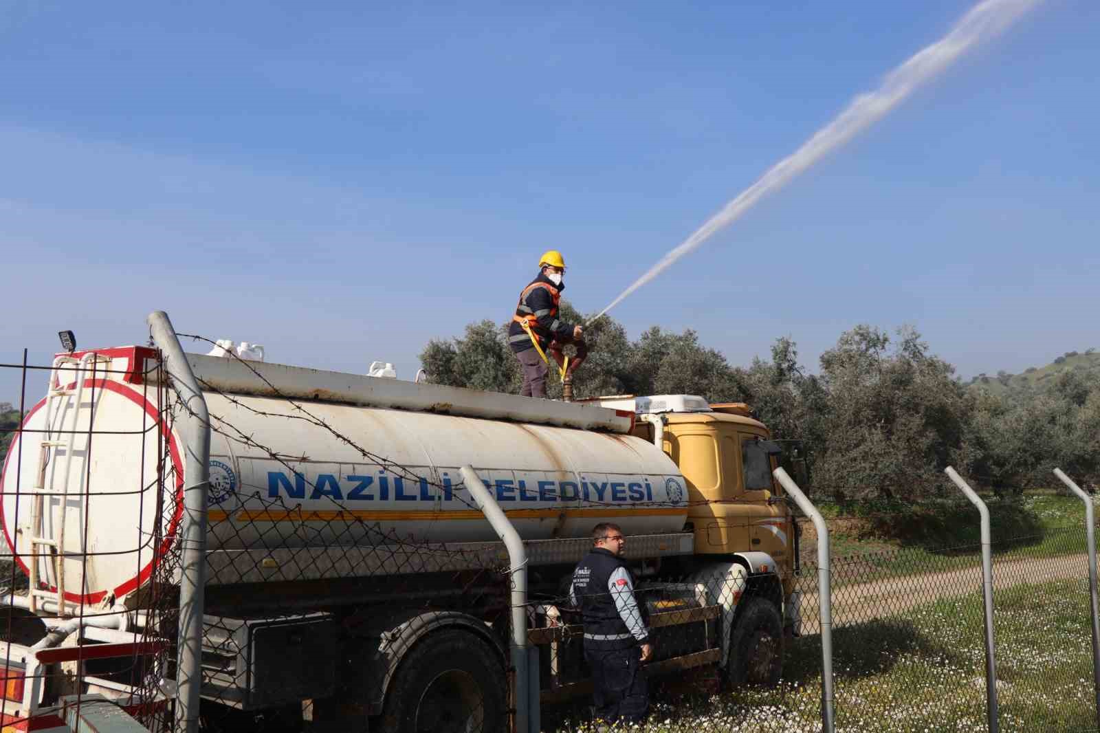 Nazilli Belediyesi sivrisinek ve haşereyle mücadeleye kesintisiz devam ediyor
