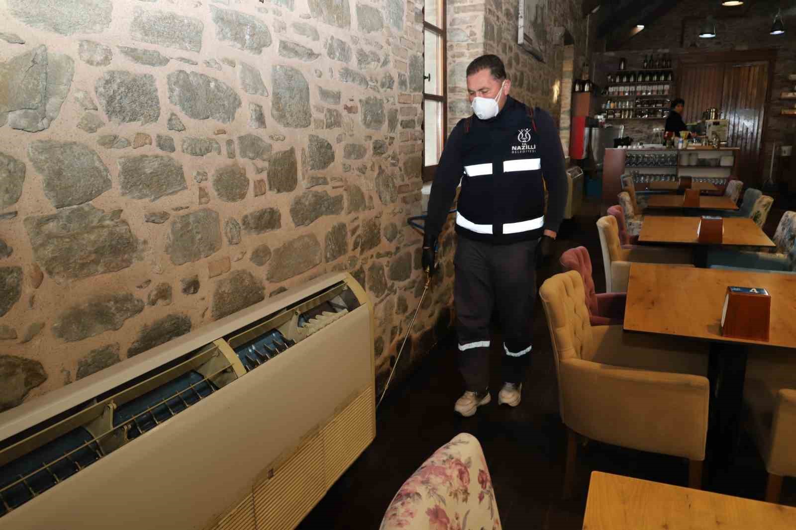 Nazilli Belediyesi’nden iş yeri ilaçlamasına sertifika desteği
