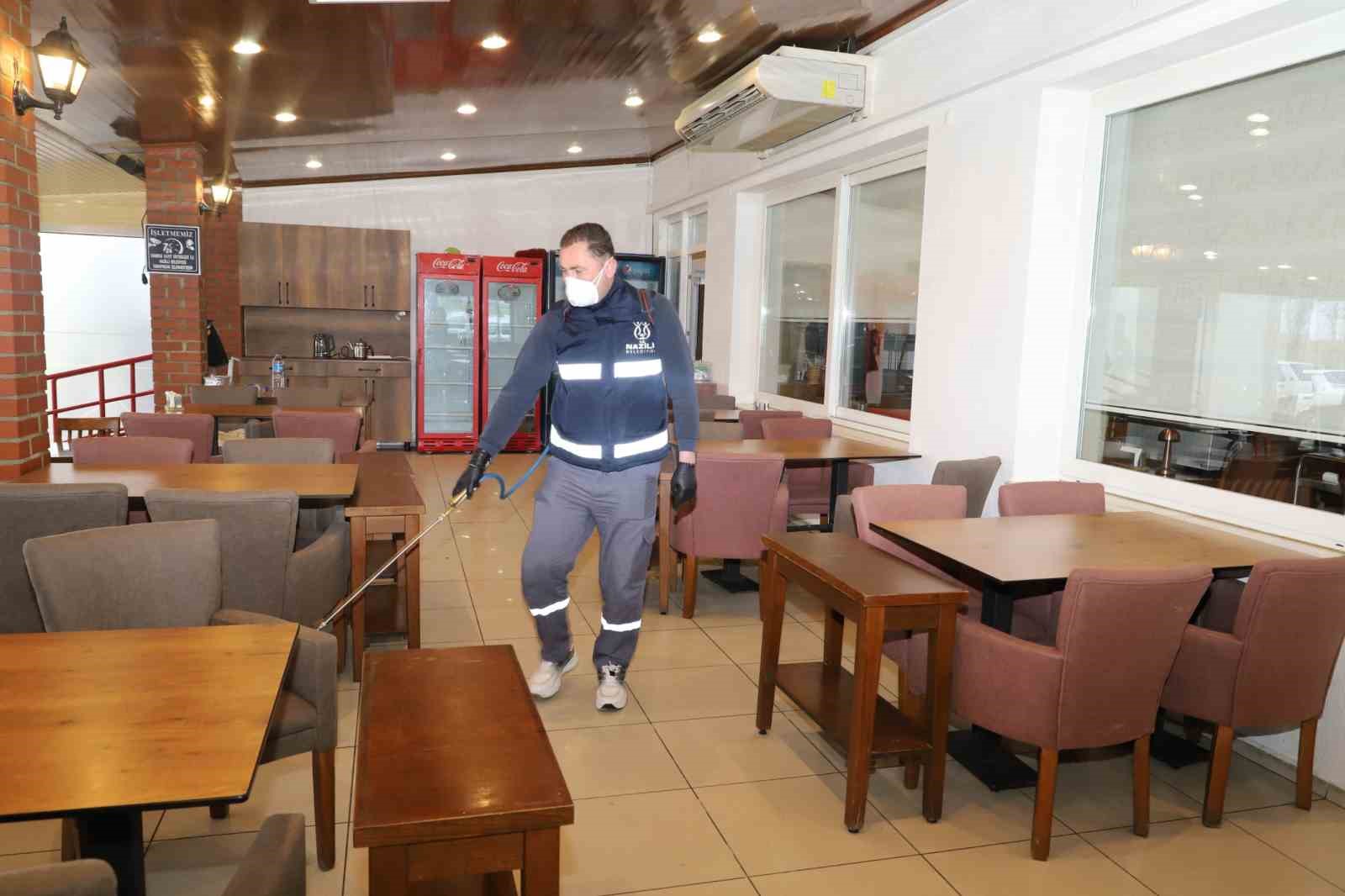 Nazilli Belediyesi’nden iş yeri ilaçlamasına sertifika desteği
