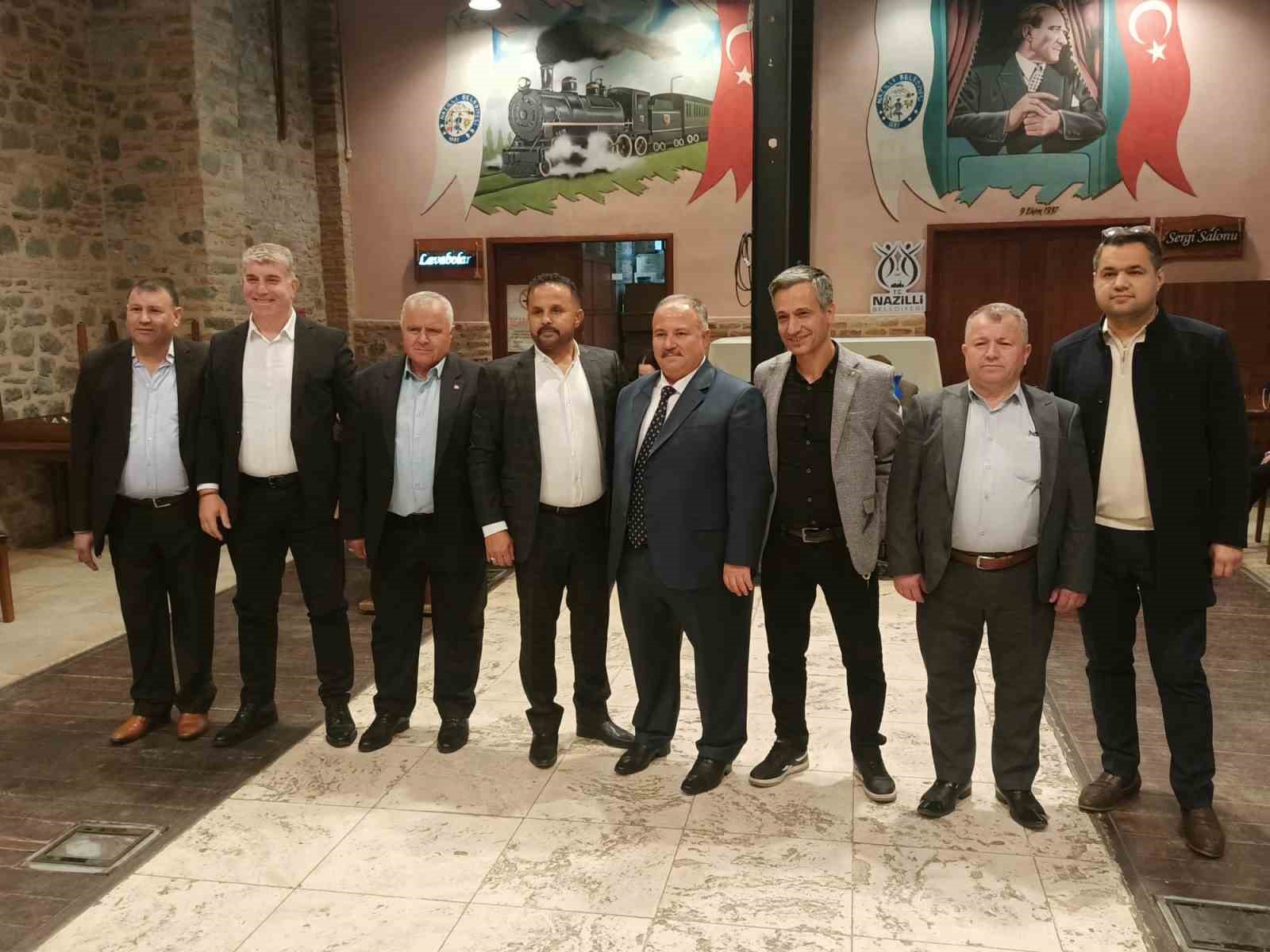 Nazilli Kahveciler Odası’nda Şenkal güven tazeledi
