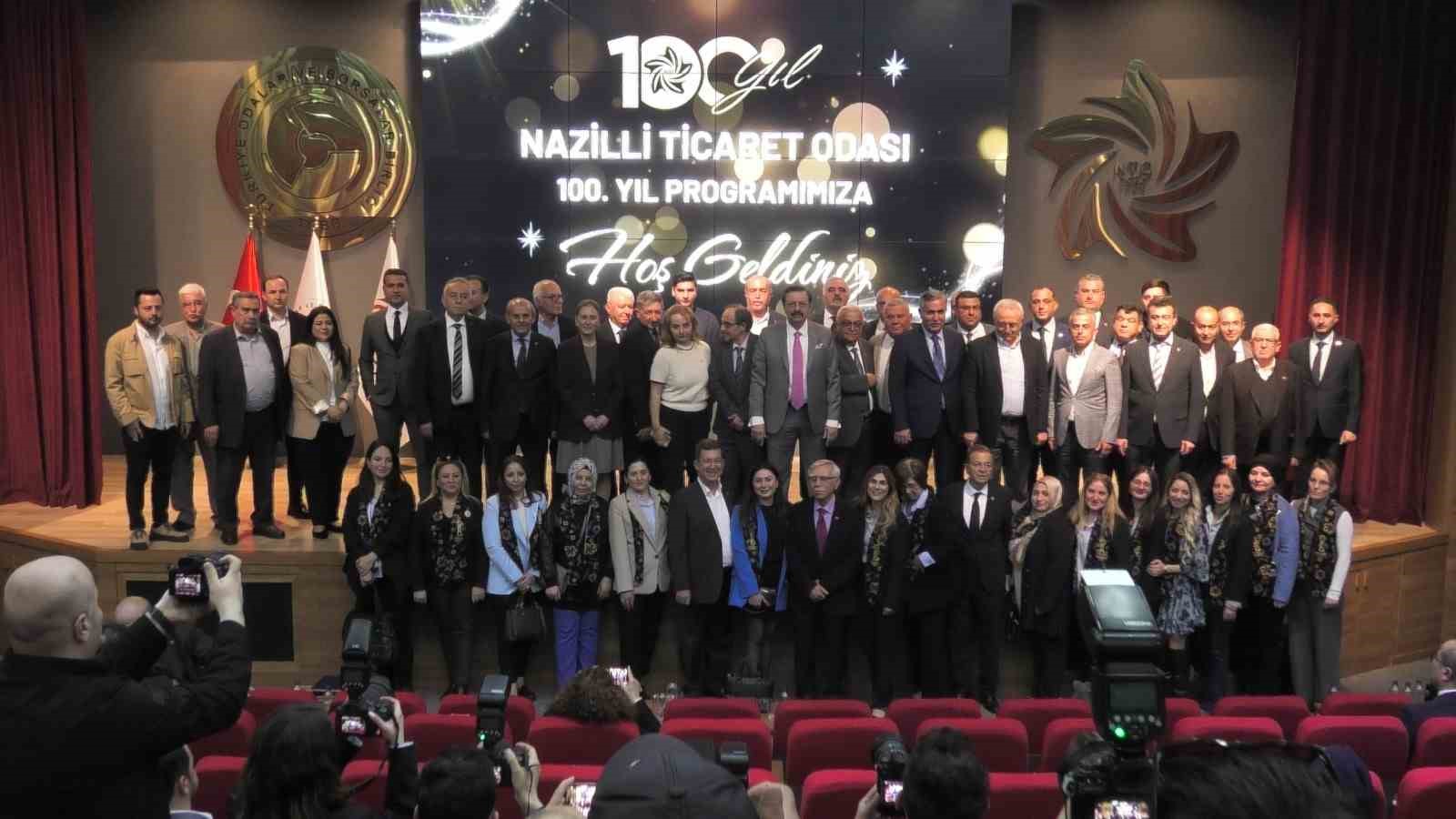 Nazilli Ticaret Odası 100’üncü yılını törenle kutladı
Nazilli Ticaret Odası 100’üncü yılını törenle kutladı