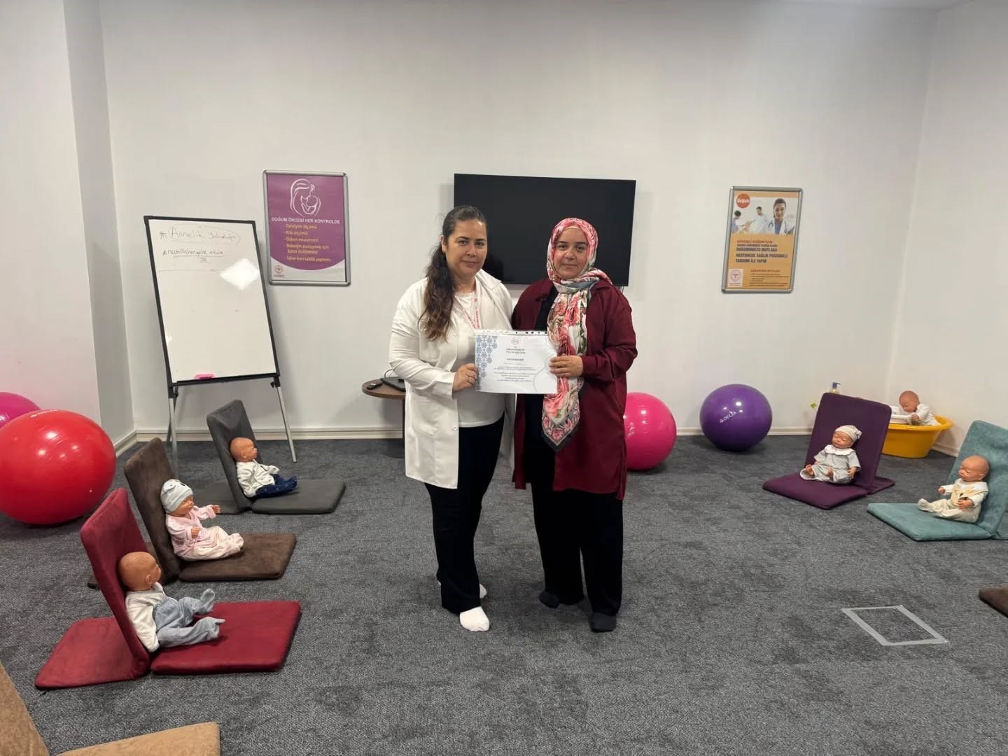 Nazilli’de anne adaylarına ’bilinçli gebelik’ eğitimi
