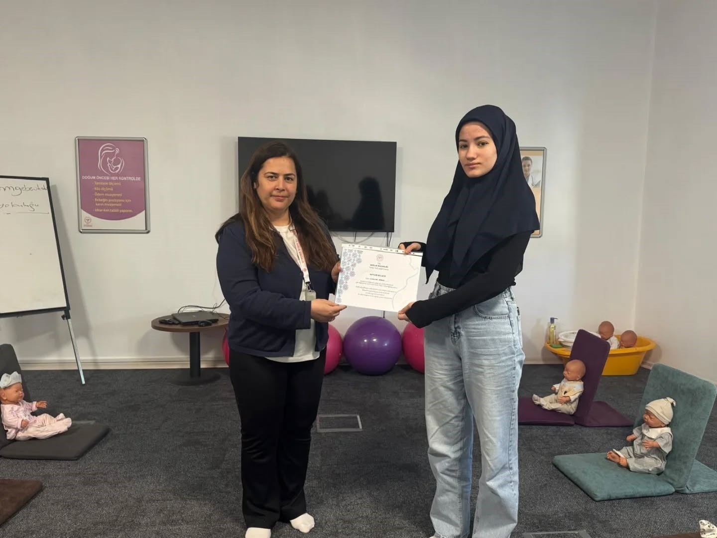 Nazilli’de anne adaylarına ’Gebe Okulu’ desteği
