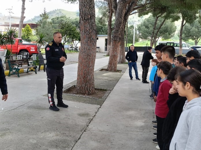 Nazilli’de öğrencilere yangın bilinci aşılandı
