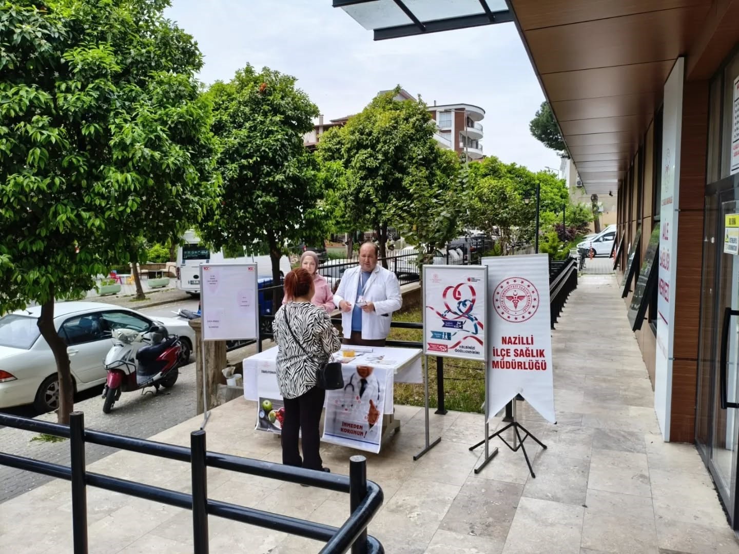 Nazilli’de vatandaşlara kalp sağlığı anlatıldı

