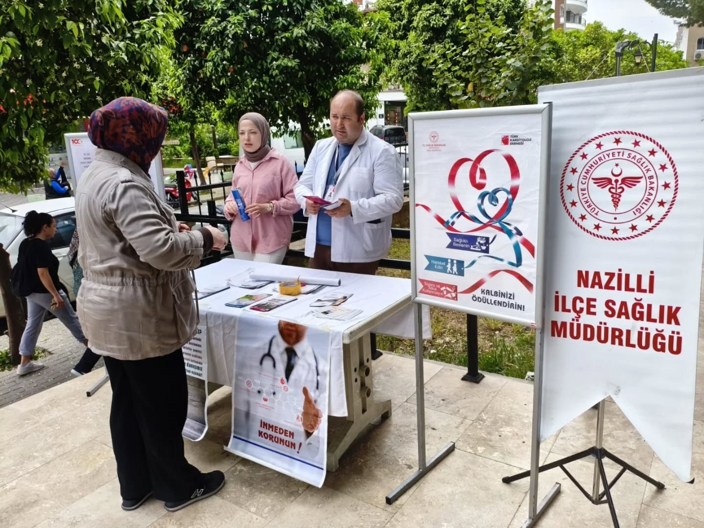 Nazilli’de vatandaşlara kalp sağlığı anlatıldı
