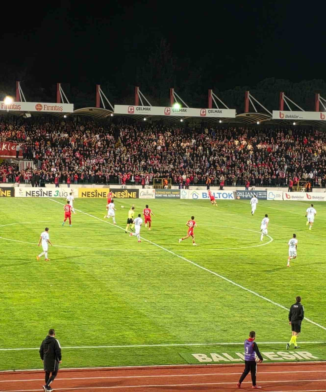 Nesine 3. Lig: Balıkesirspor: 2 - Eskişehirspor: 1
