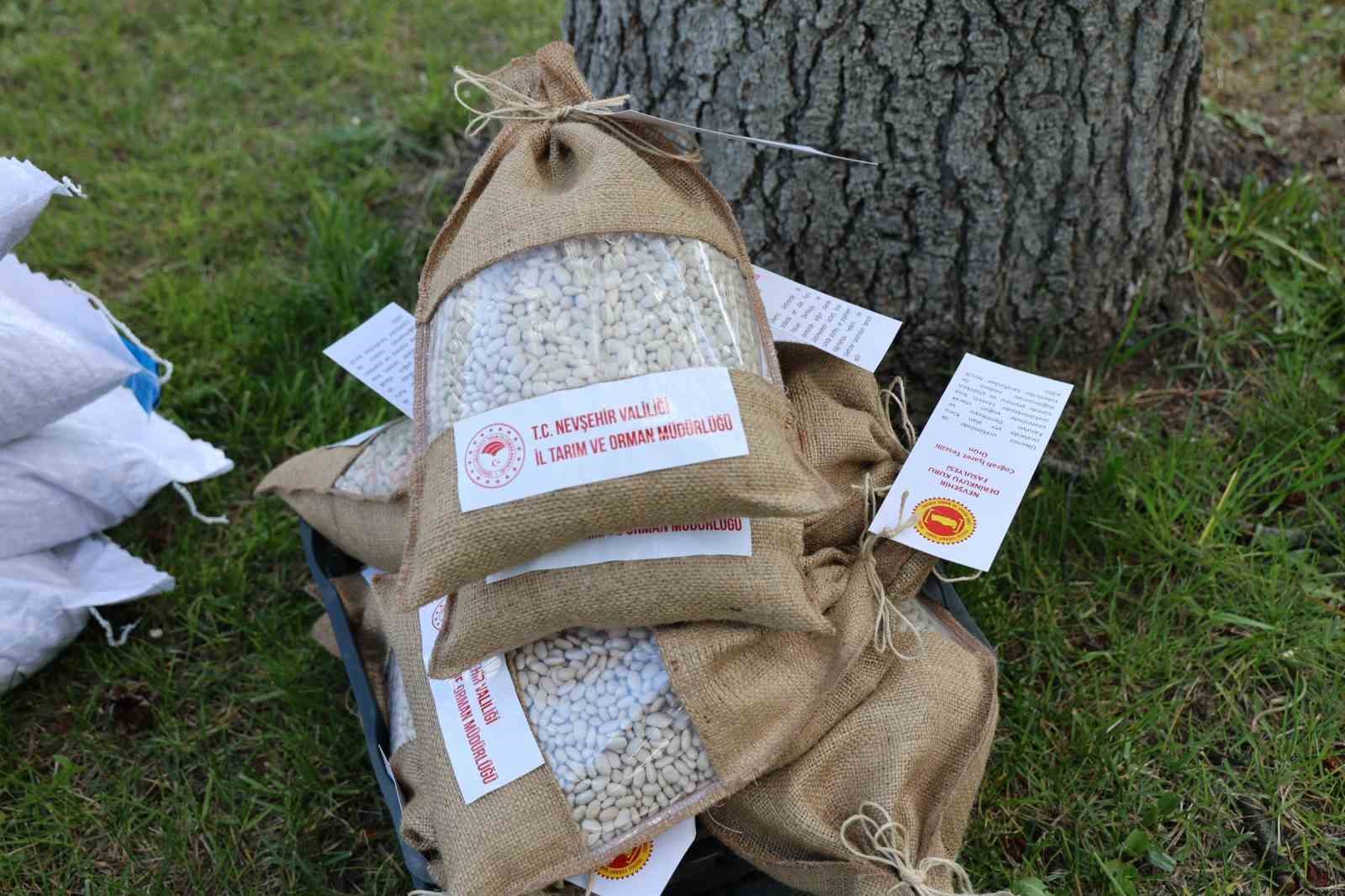 Nevşehir’de çiftçilere 22 ton tohumluk kuru fasulye dağıtıldı
