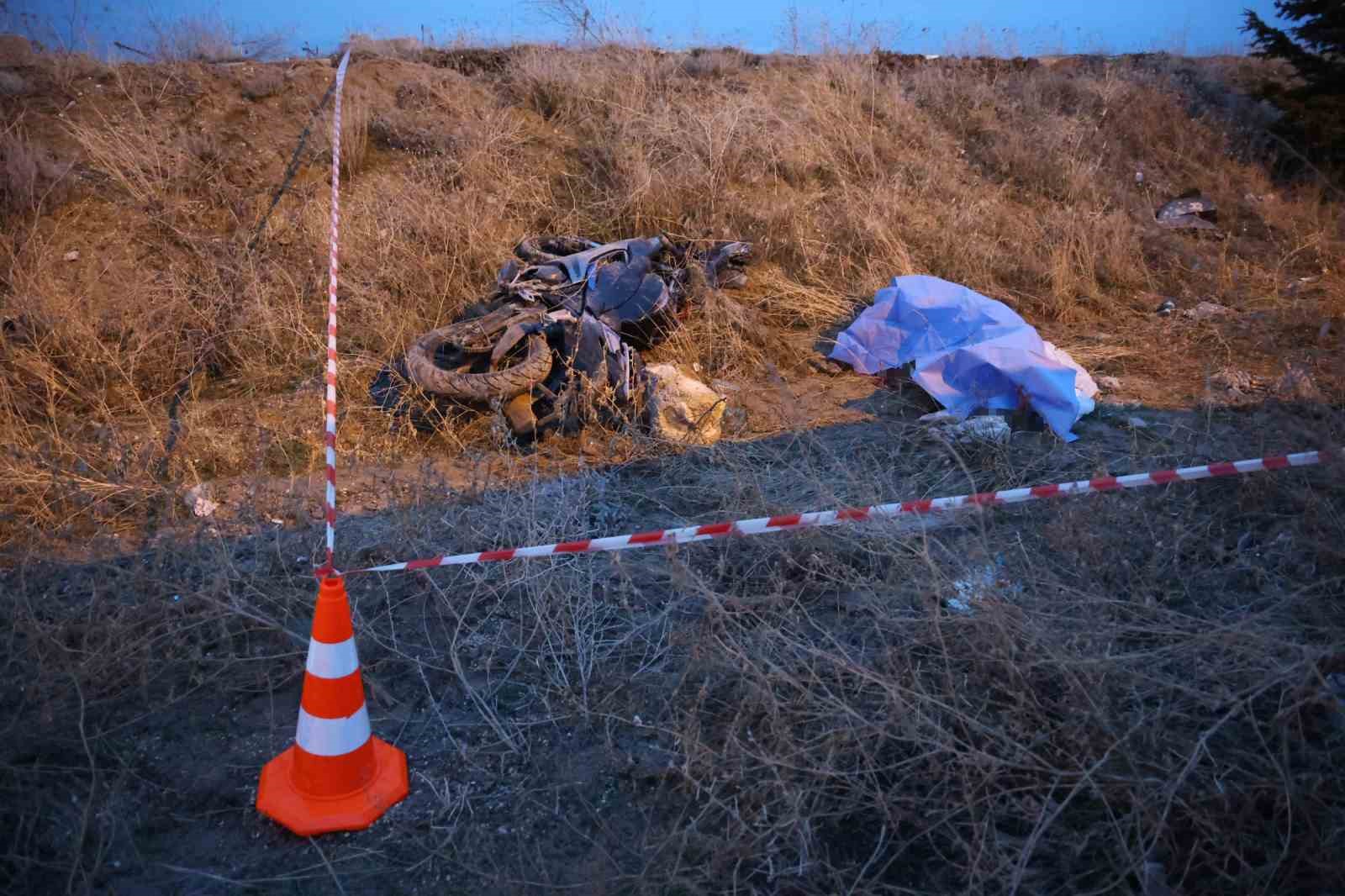 Nevşehir’de motosiklet şarampole devrildi: 1 ölü
