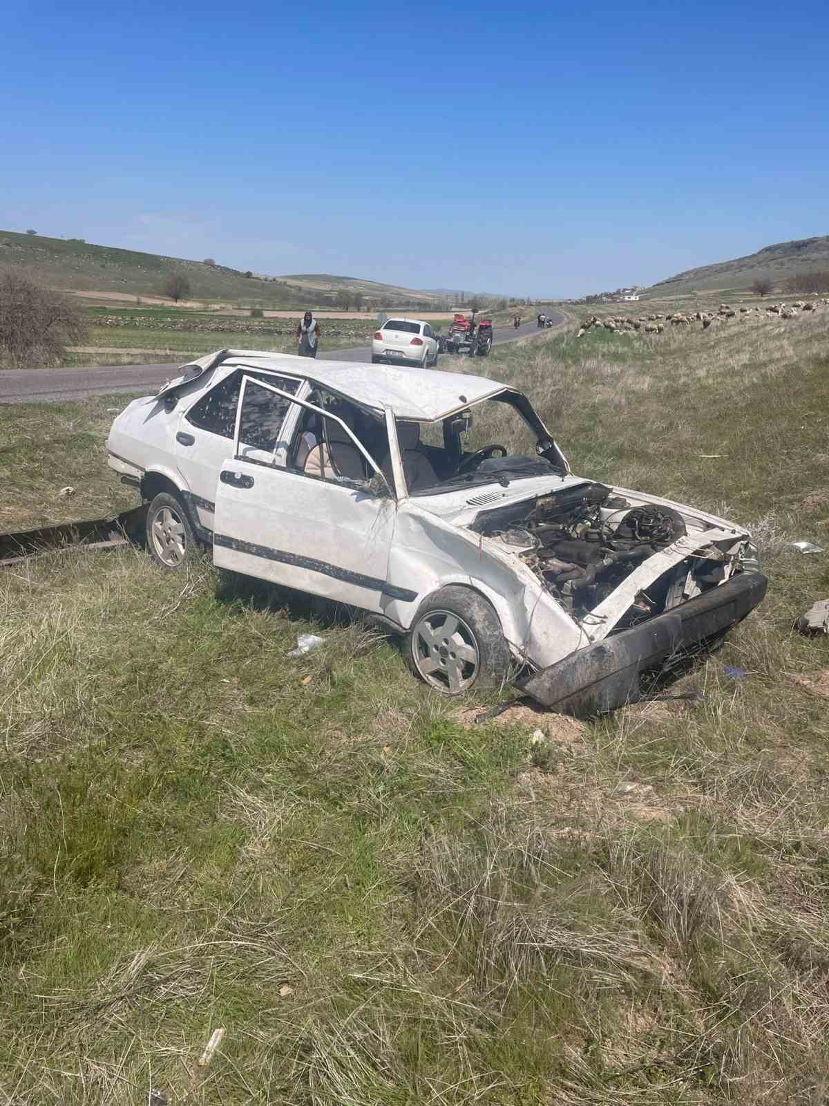 Nevşehir’de otomobil takla attı: 1 yaralı
