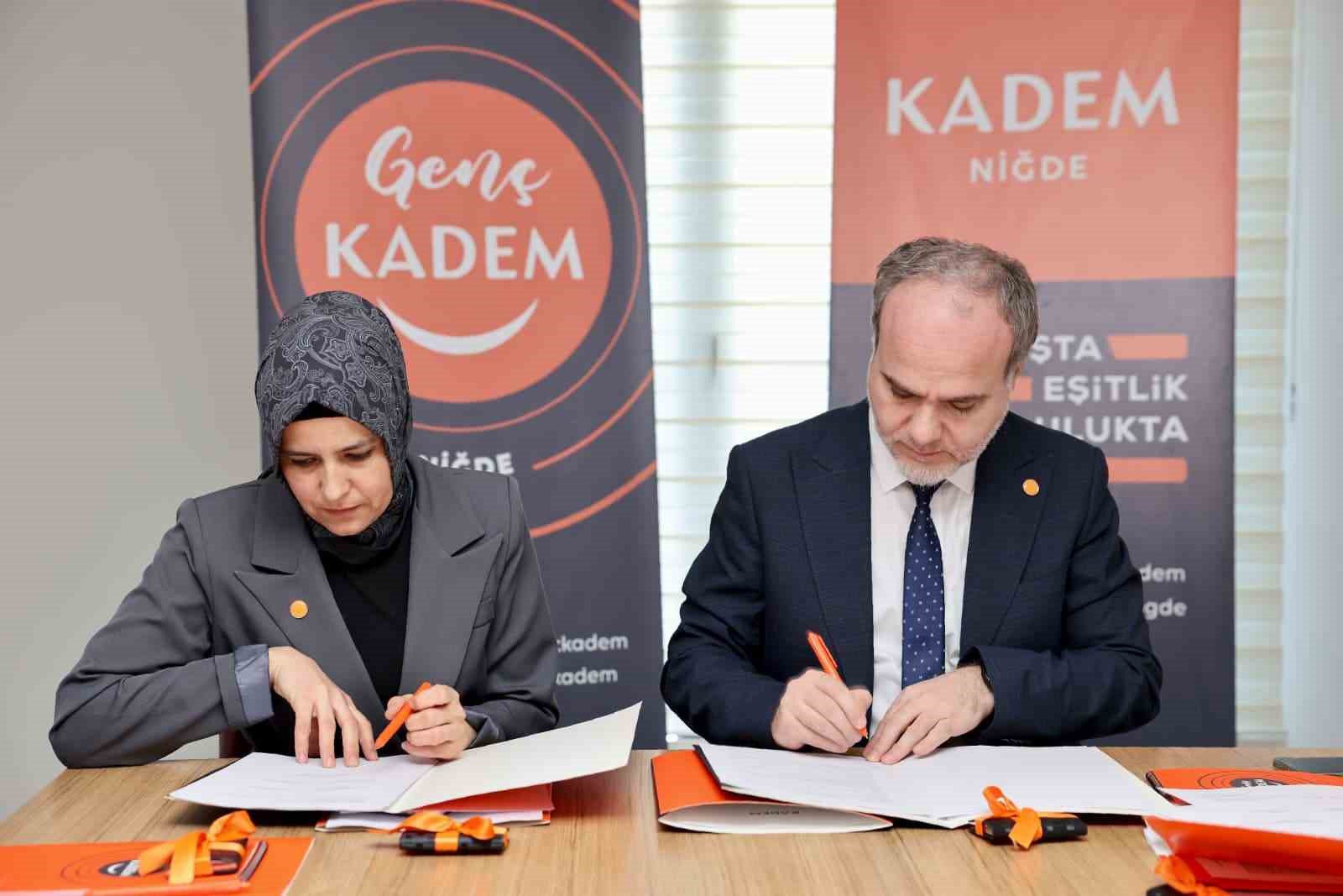 Niğde Ömer Halisdemir Üniversitesi ile KADEM arasında iş birliği protokolü
