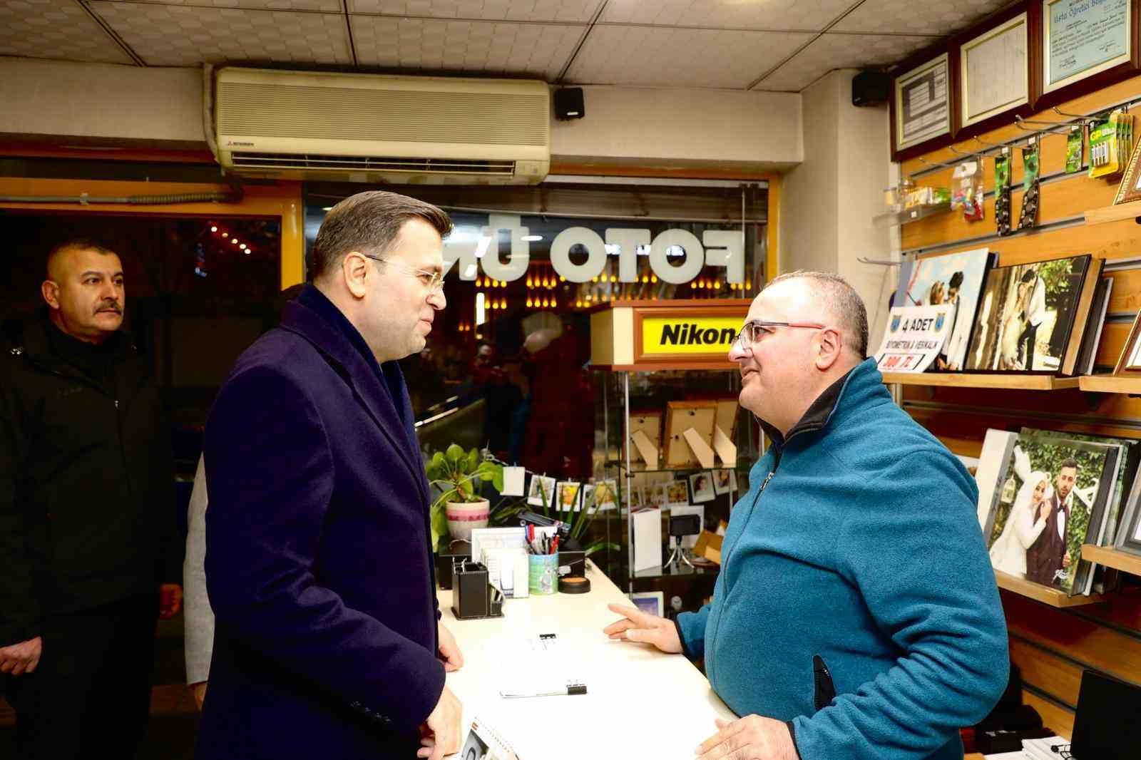 Niğde Valisi Akmeşe’den ilk gün esnaf ziyareti
