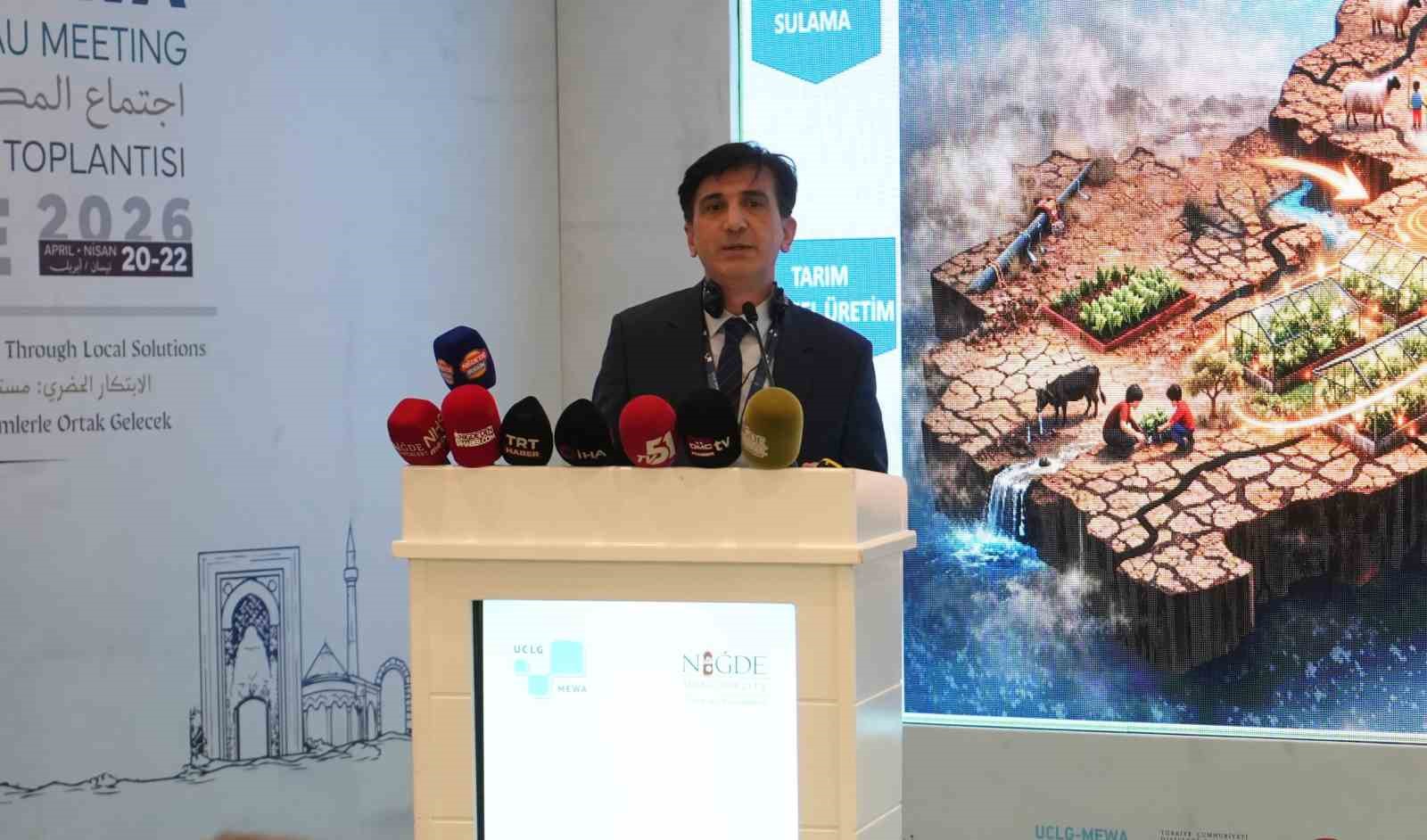 Niğde’de düzenlenen UCLG-MEWA toplantısında su stresi ve iklim uyumu masaya yatırıldı
