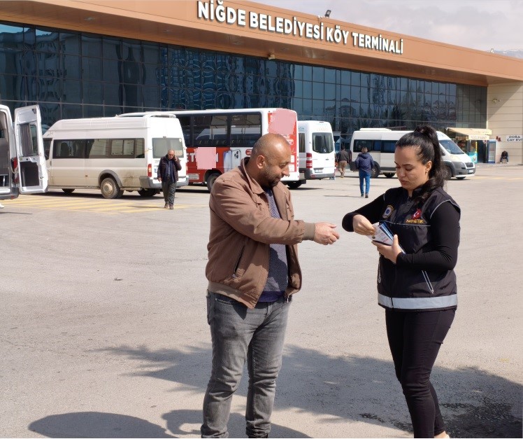 Niğde’de narkotik ekiplerinden bilgilendirme seferberliği
