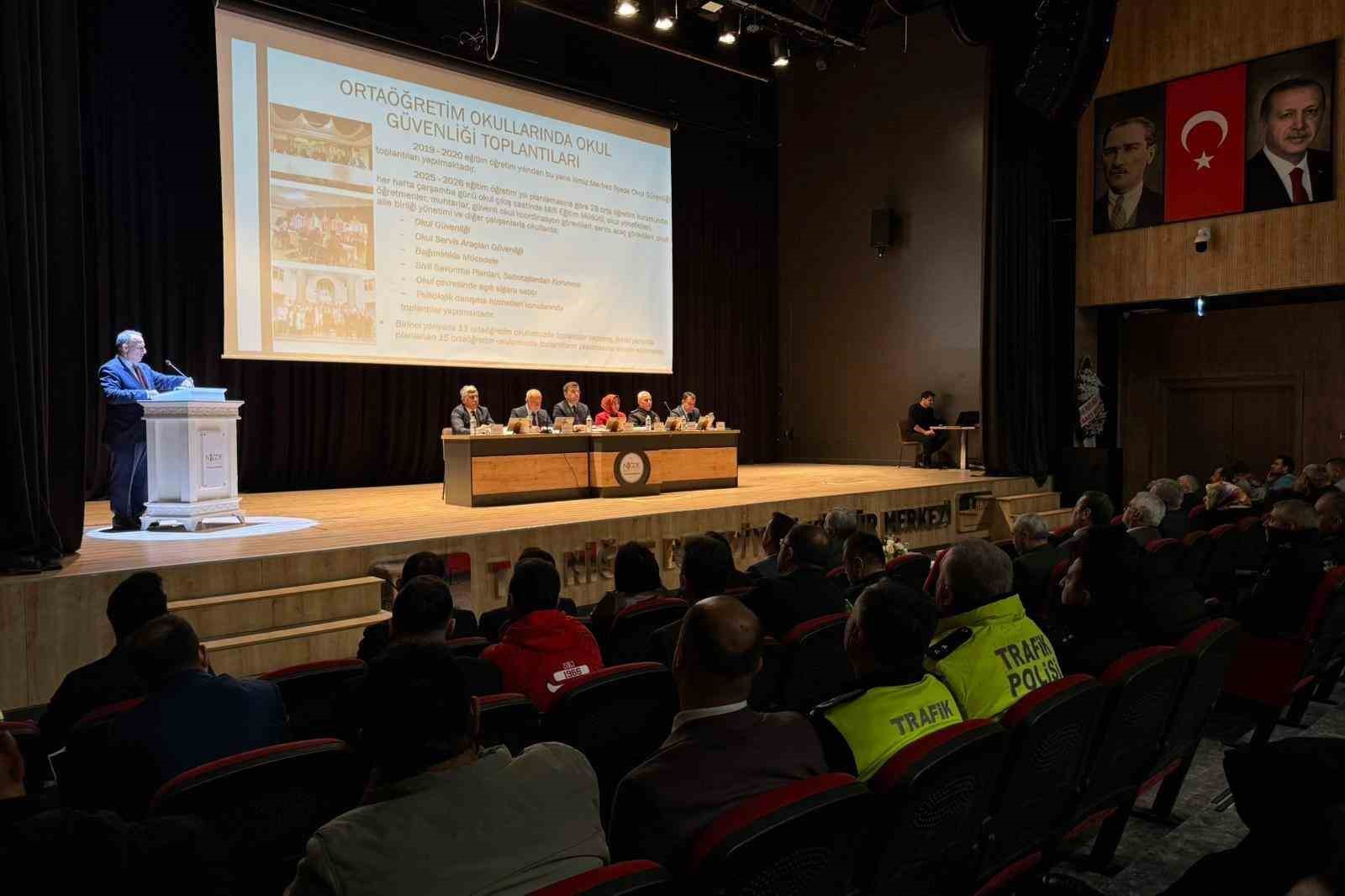 Niğde’de okul güvenliği için tedbirler artırılacak
