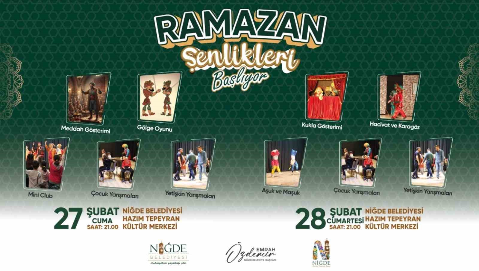 Niğde’de Ramazan coşkusu başladı
