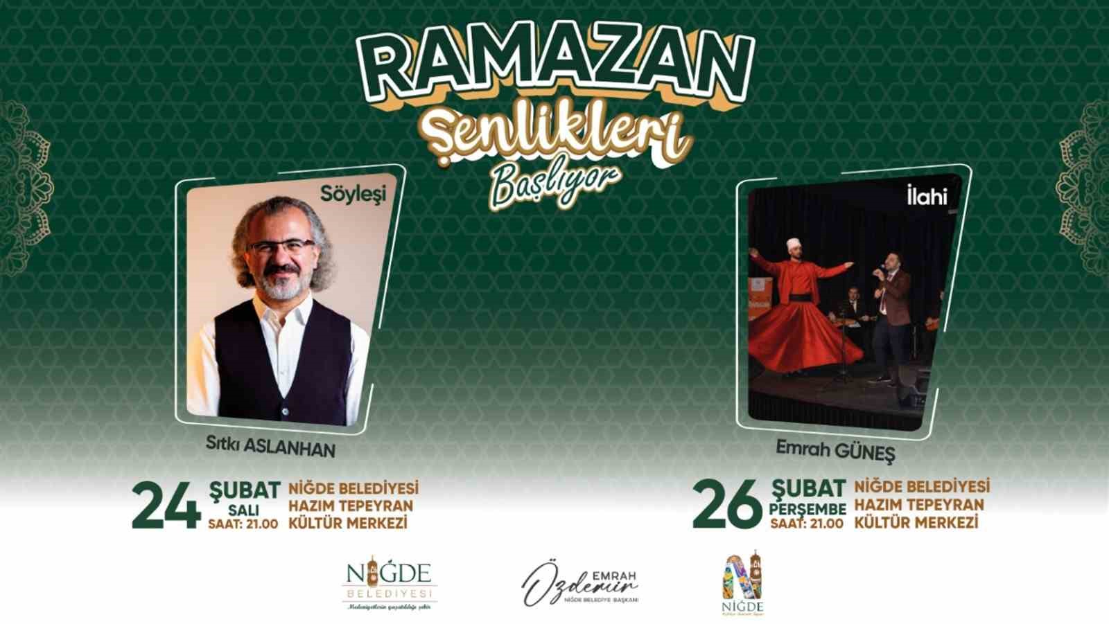 Niğde’de Ramazan coşkusu başladı
