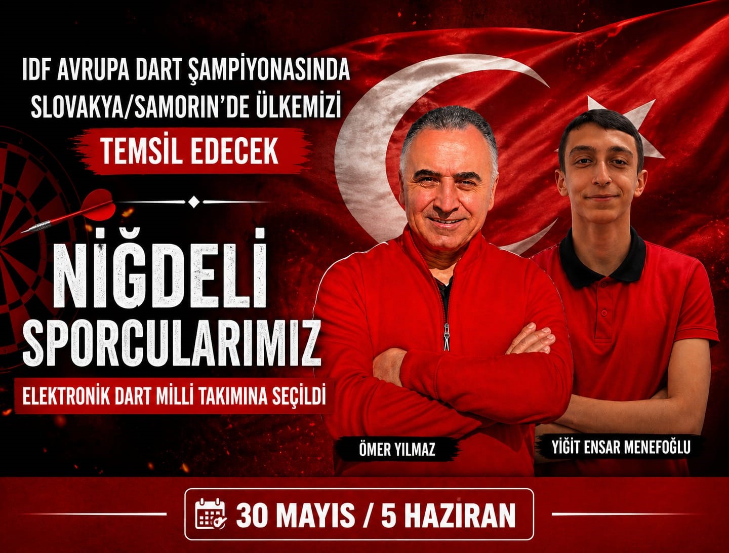 Niğdeli sporcular Avrupa yolcusu
