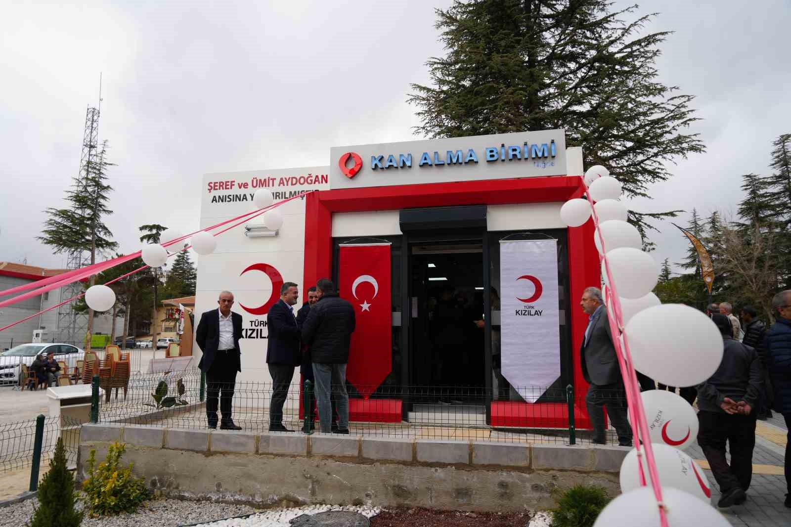 Niğde’ye yeni kan alma birimi kazandırıldı
