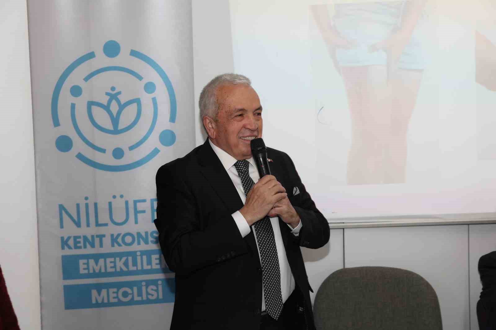 Nilüfer Belediye Başkanı Şadi Özdemir emeklilerle bir araya geldi
