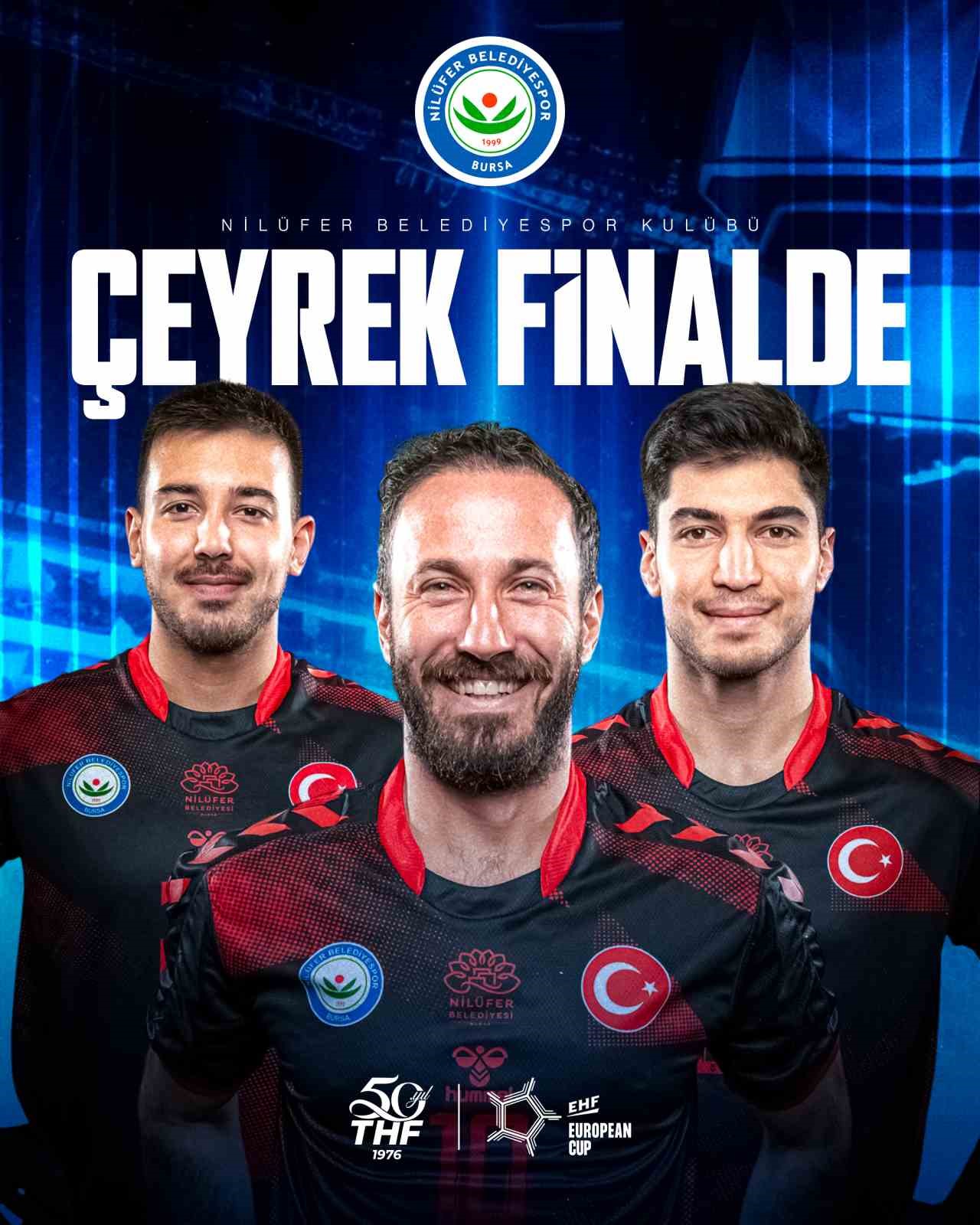 Nilüfer Belediyesi Spor Kulübü, Avrupa Kupası’nda çeyrek finalde
