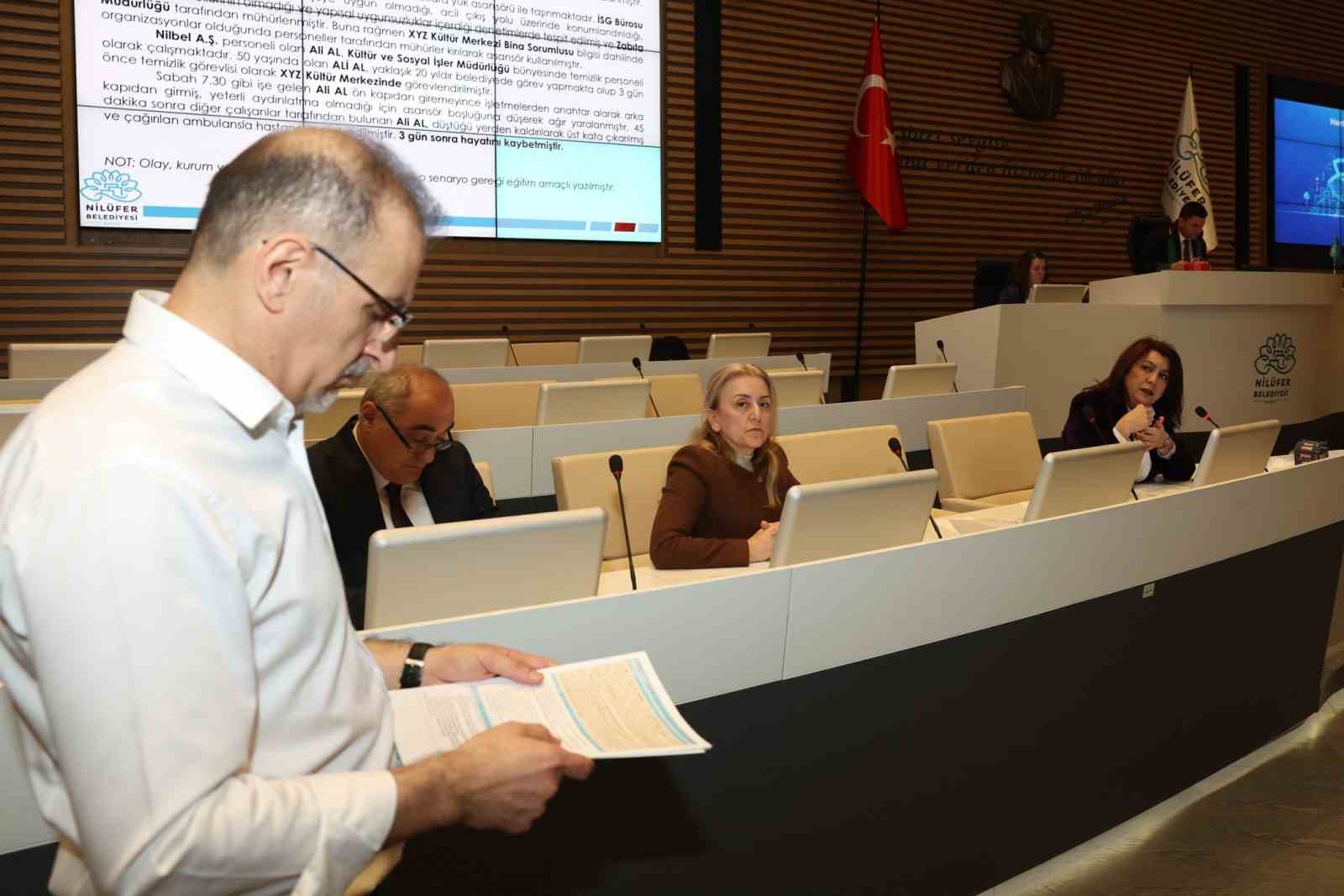 Nilüfer Belediyesi’nde İSG eğitimi
