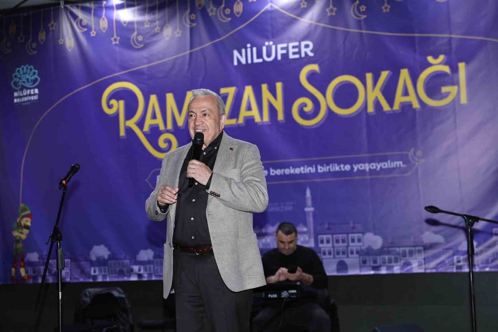 Nilüfer Ramazan Sokağı açılıyor
