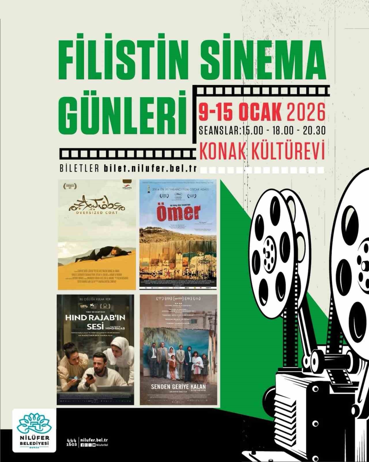 Nilüfer’de "Filistin Sinema Günleri" başlıyor
