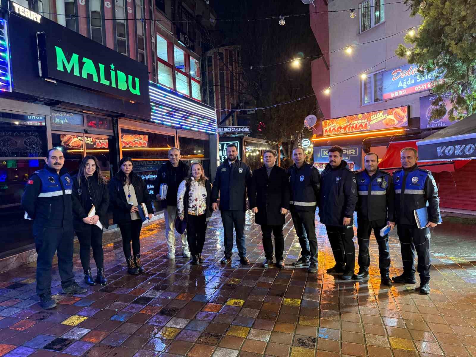 Nilüfer’de gece mekânlarına sıkı denetim
