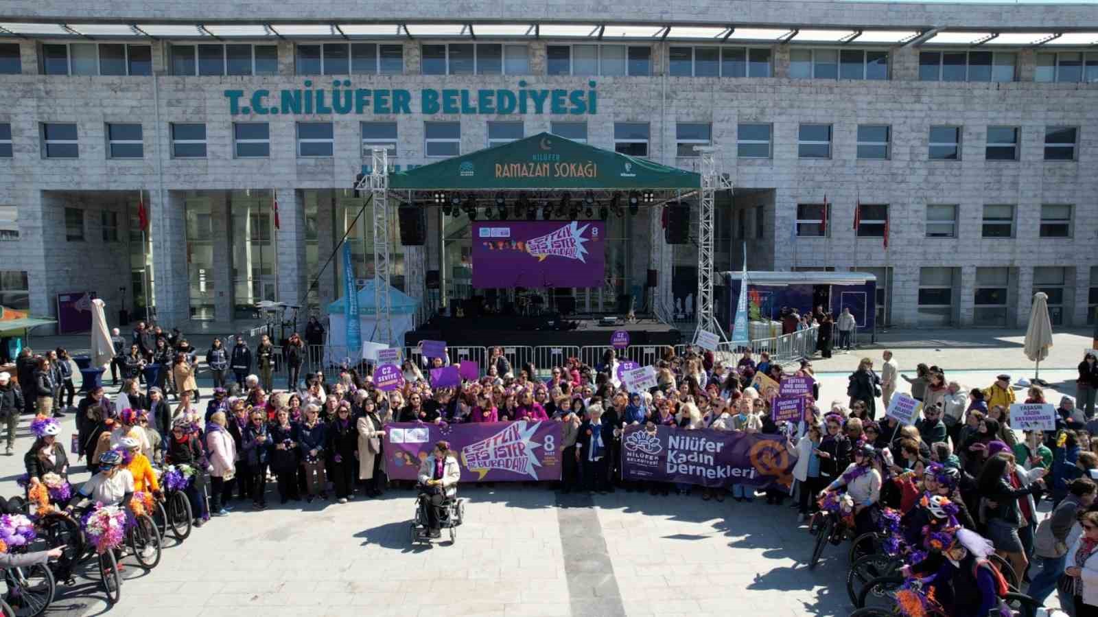 Nilüfer’de kadınlar tek ses oldu
