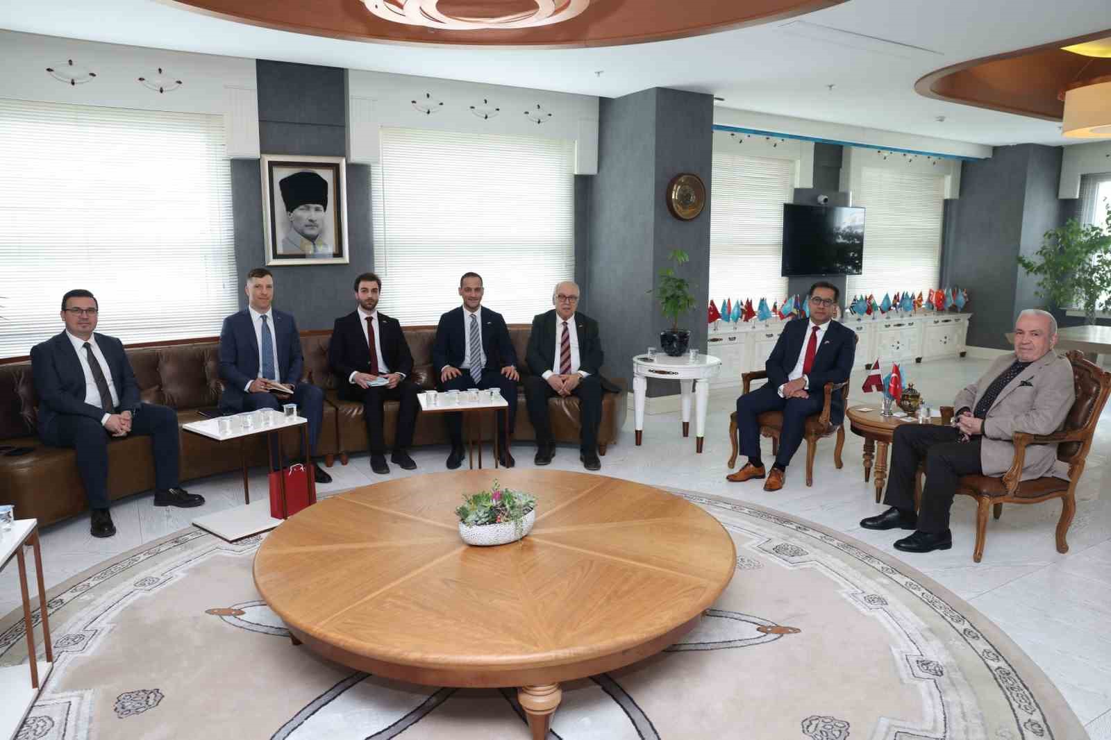 Nilüfer’e Letonya Büyükelçisi’nden ziyaret
