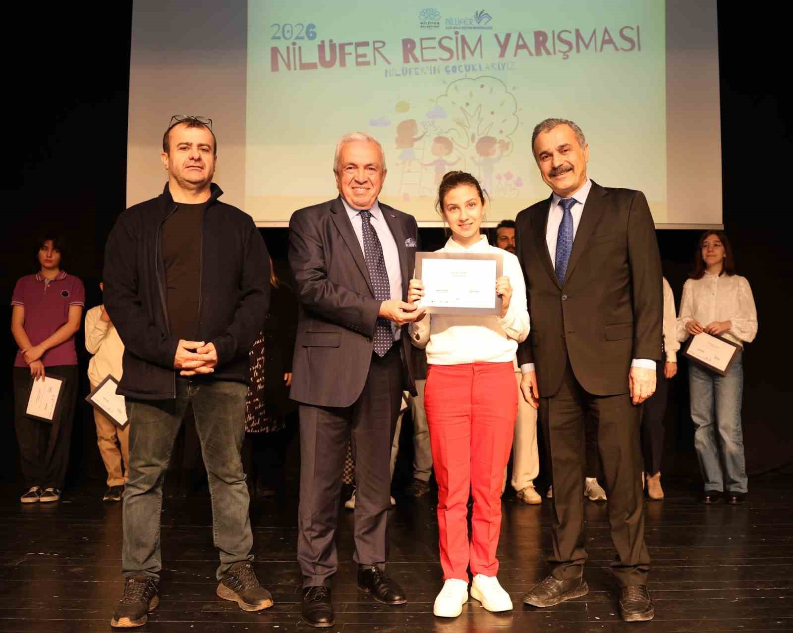 Nilüfer’in hikayesi çocukların fırçasında hayat buldu
