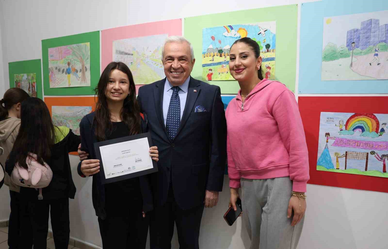 Nilüfer’in hikayesi çocukların fırçasında hayat buldu
