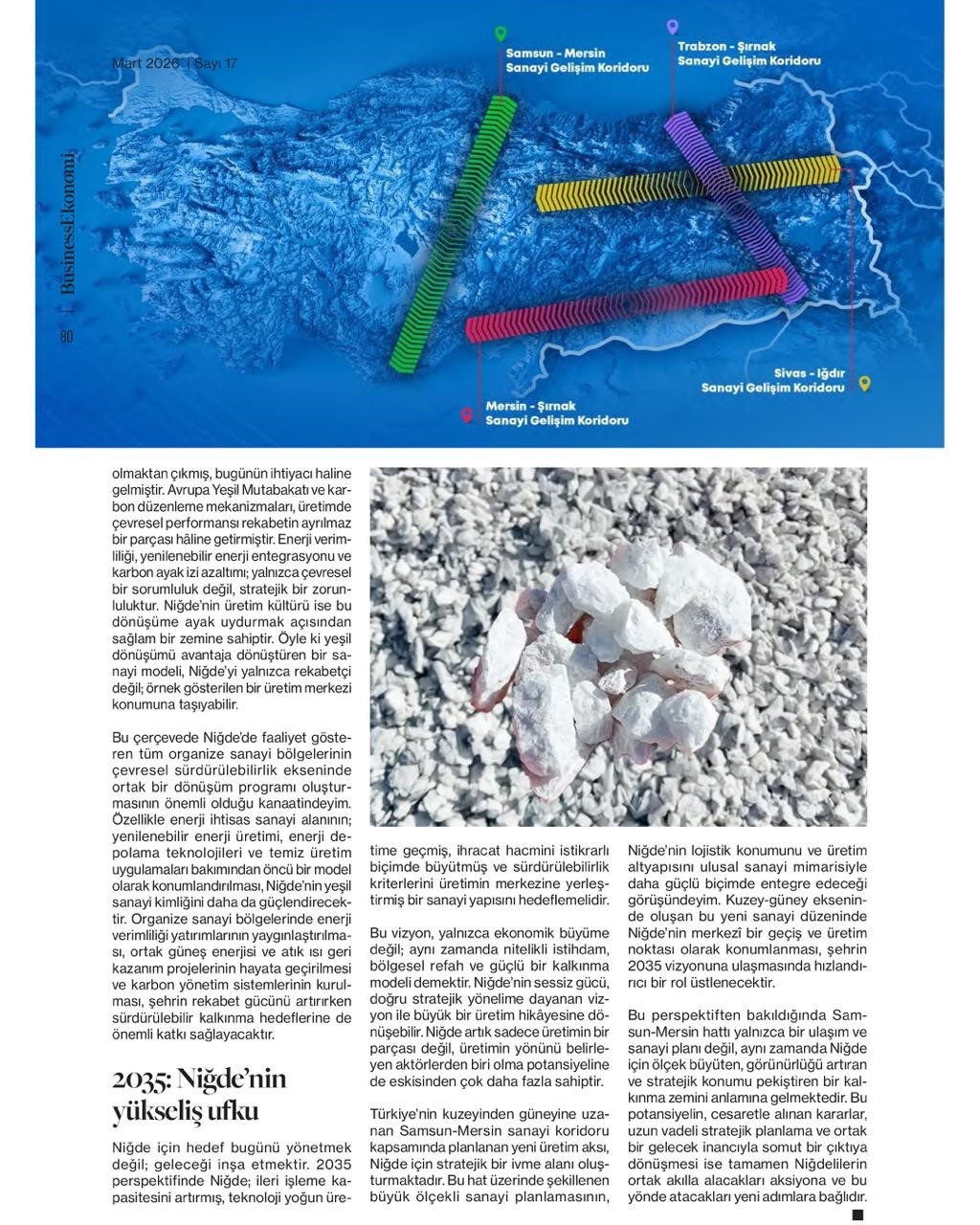 NÖHÜ Rektörü Hasan Uslu’dan Niğde’nin üretim potansiyeline dikkat çeken makale
NÖHÜ Rektörü Hasan Uslu’dan Niğde’nin üretim potansiyeline dikkat çeken makale