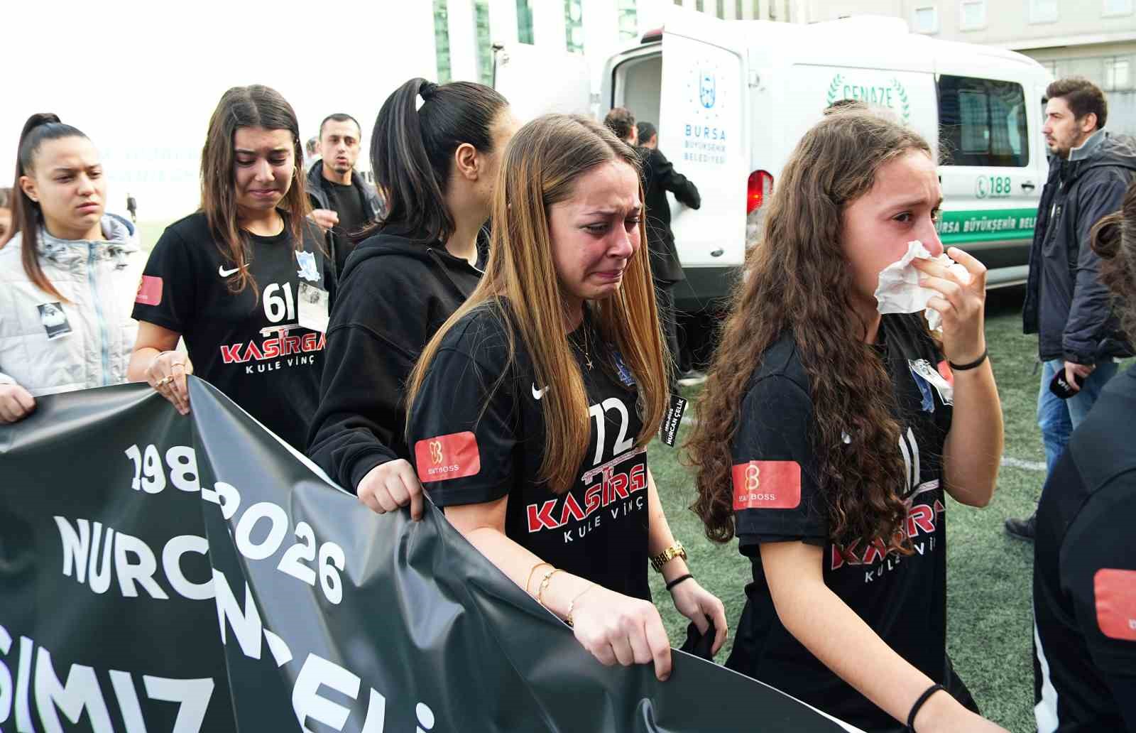 Nurcan Çelik için cenaze töreni düzenlendi
