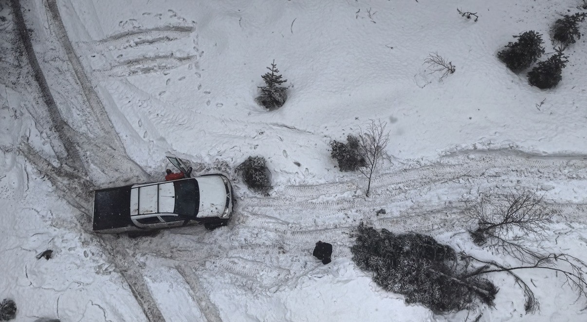 Off-Road tutkunları karla buluştu
