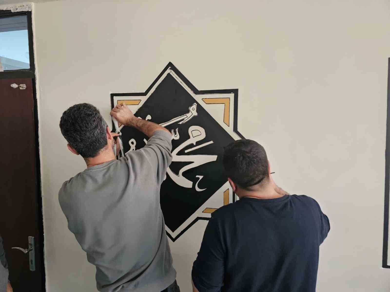 Okul mescitleri Ramazan’a uygun şekilde tezyin edildi
