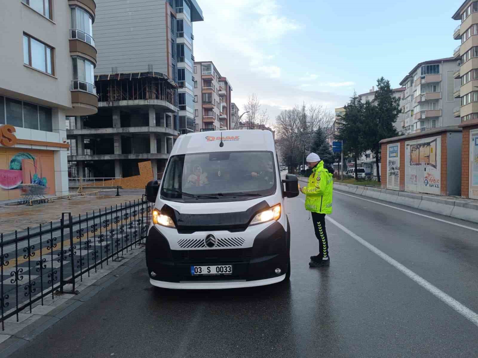 Okul servis araçlarına yönelik denetim
