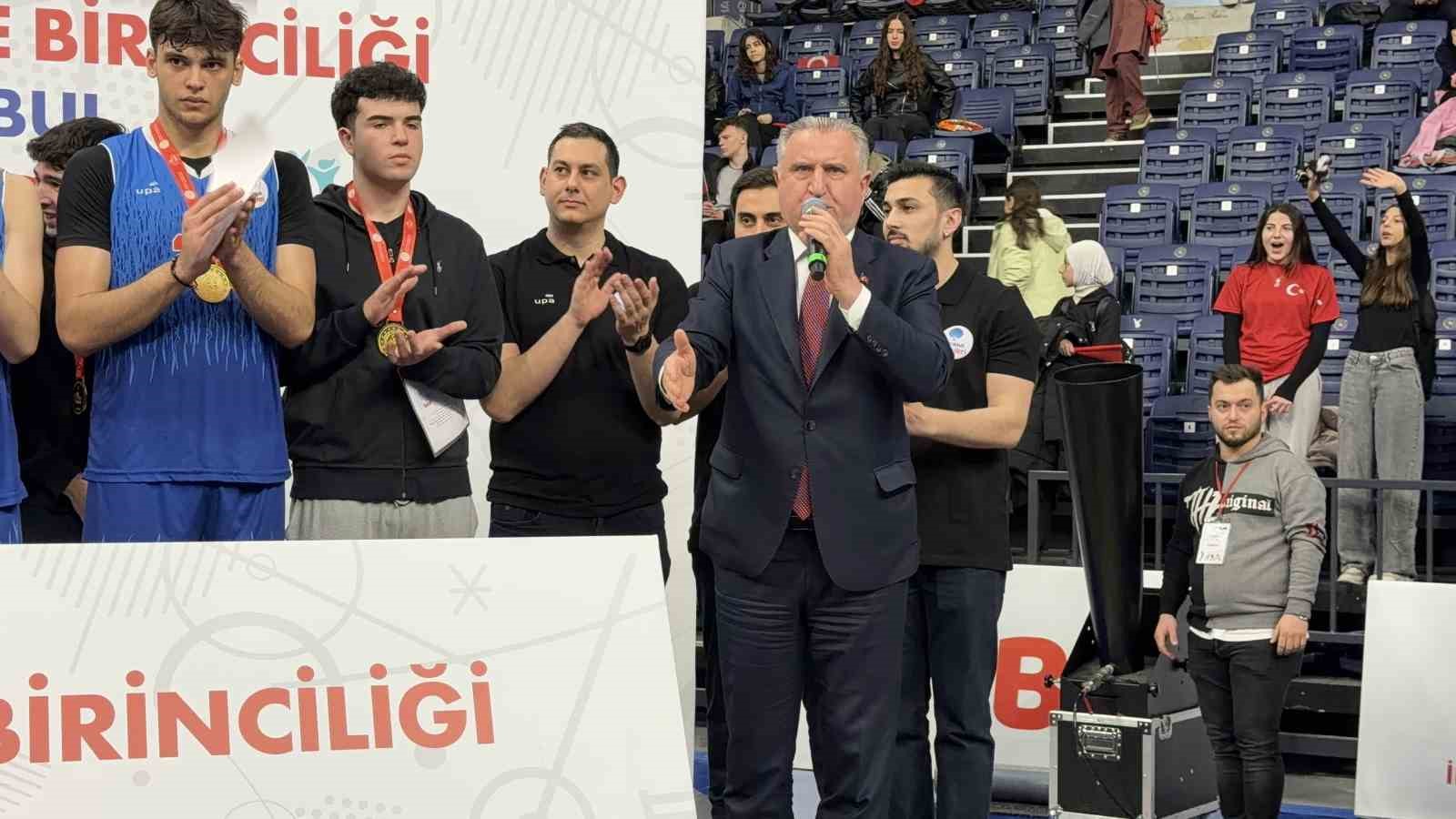Okul Sporları Basketbol Gençler Türkiye Birinciliği finali İstanbul’da oynandı

