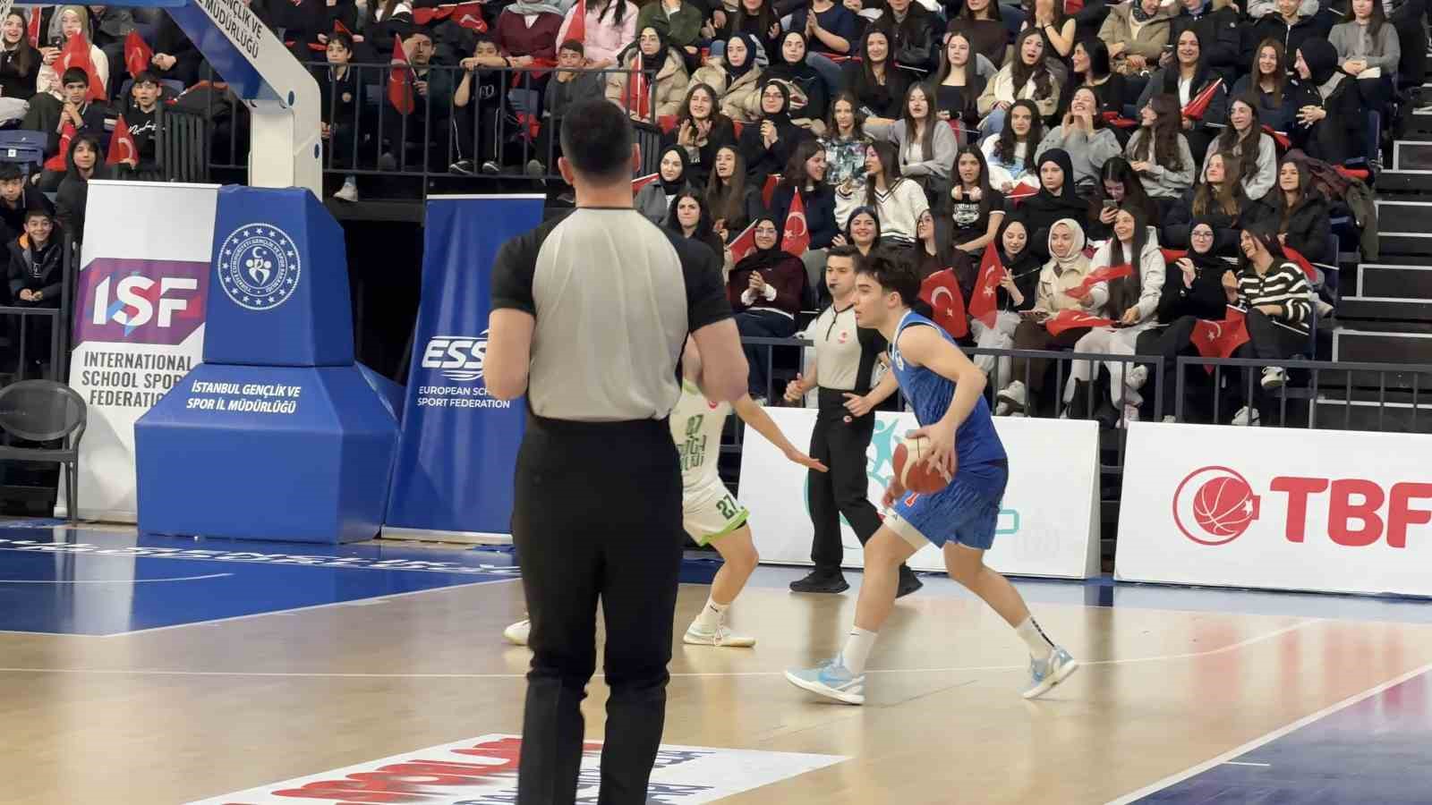 Okul Sporları Basketbol Gençler Türkiye Birinciliği finali İstanbul’da oynandı
