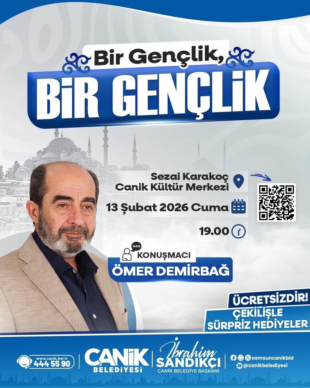 Ömer Demirbağ Canik’te
