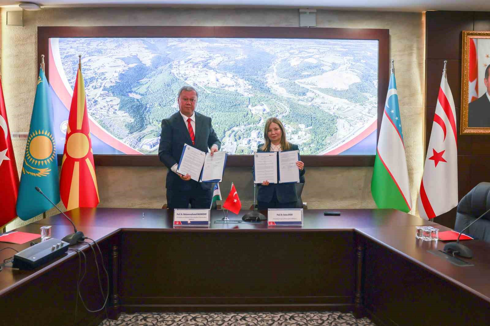 OMÜ ile Özbekistan’daki üniversite arasında akademik iş birliği

