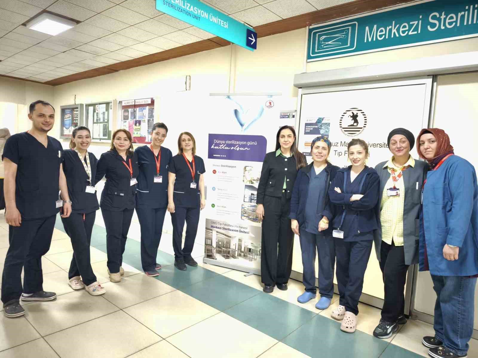OMÜ Sterilizasyon Ünitesi kapılarını açtı
