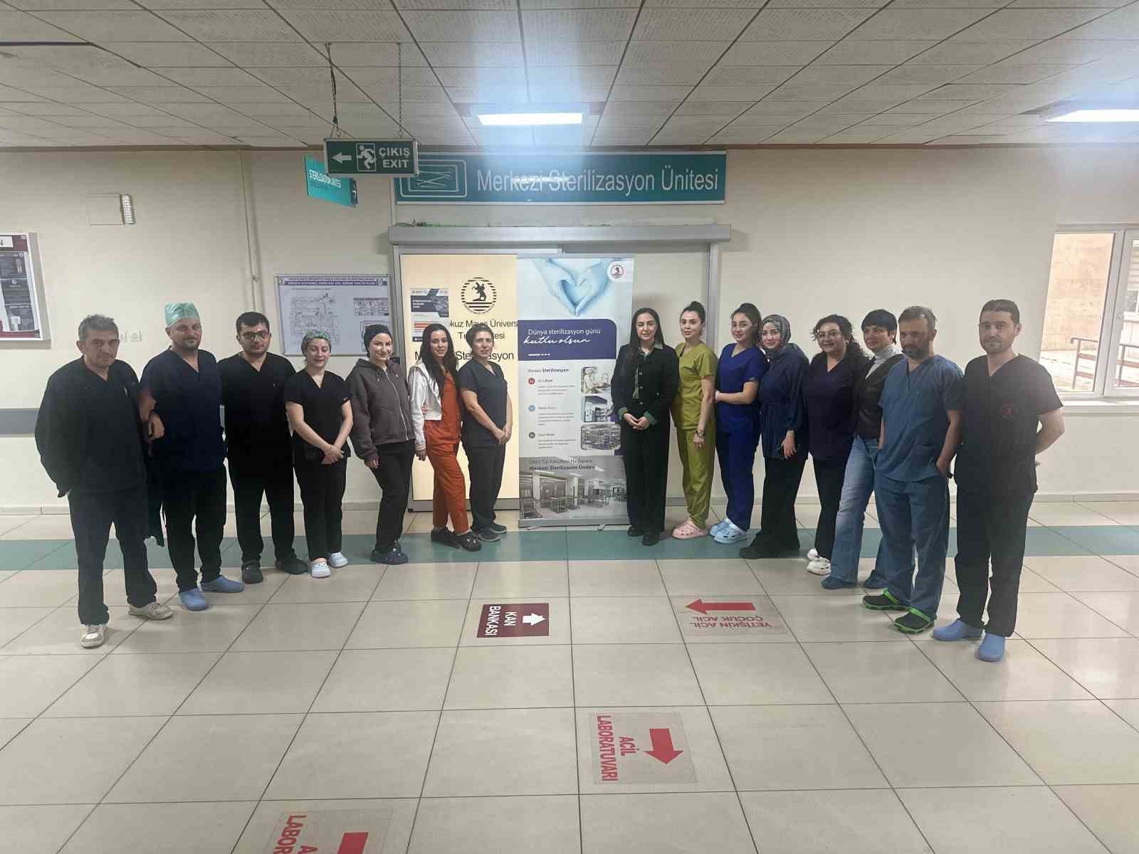 OMÜ Sterilizasyon Ünitesi kapılarını açtı
