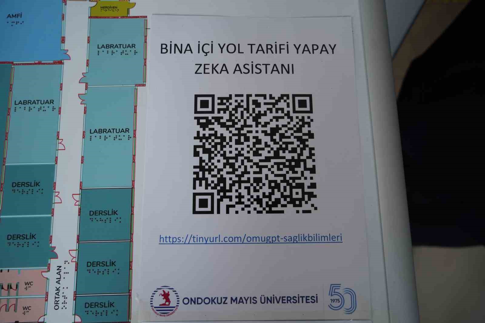 OMÜ’de görme engelliler için yapay zekâ destekli asistan devrede
