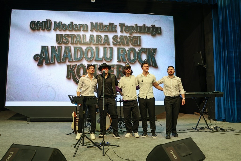 OMÜ’de "Ustalara Saygı Anadolu Rock Konseri"

