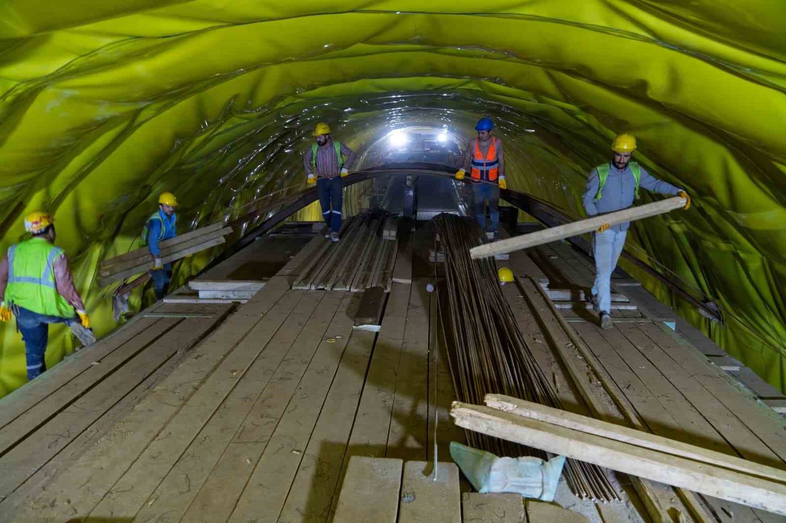Onat Tüneli’nde çalışmalar sürüyor
