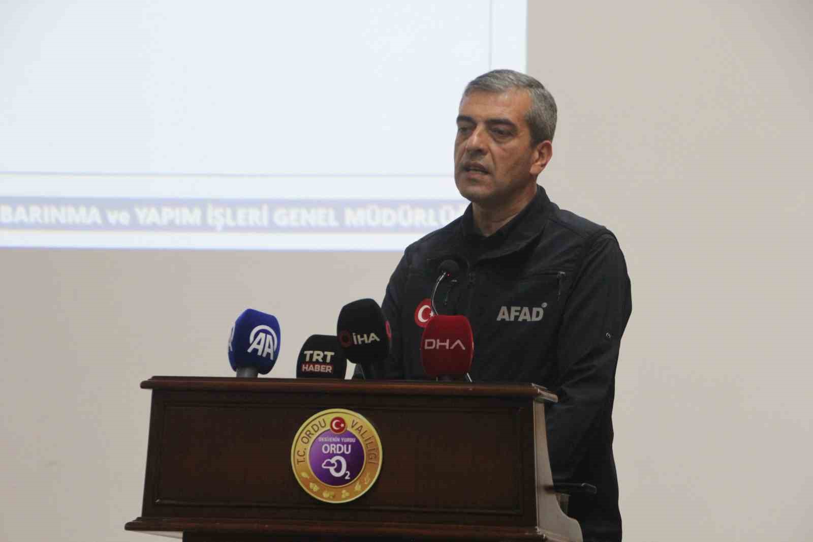 Ordu’da 84 afet konutunun kura çekimi gerçekleştirildi
